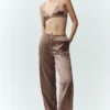 Silk Luminous Pant (Regular) - Alpine Cocoa
