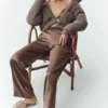Silk Luminous Pant (Regular) - Alpine Cocoa