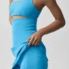 Slice Tennis Dress - Azure Blue