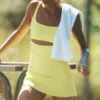 Slice Tennis Dress - Sunshine