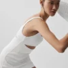 Slice Tennis Dress - White