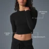 Snuggle up Sweater Long Sleeve - Black