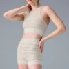 Sport Play Knit Bra - Ivory/Alabaster
