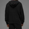 Sports Club Sweater Knit Hoodie - Black