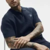 Sports Club Sweater Knit Polo - Navy