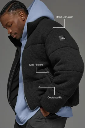 Stage Sweater Puffer – Black