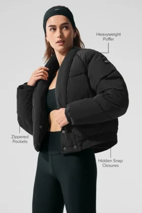 Stargazing Puffer – Black