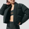 Stargazing Puffer - Charcoal Green