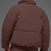 Stretch Woven Street Puffer - Brownstone