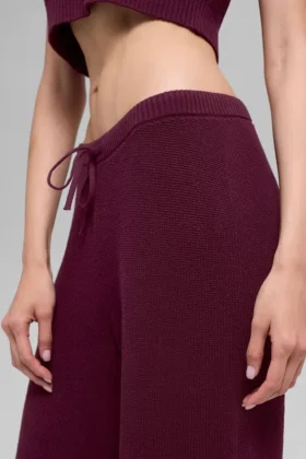 Supernatural Sweater Pant – Burgundy