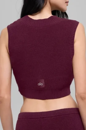 Supernatural Sweater Tank – Burgundy
