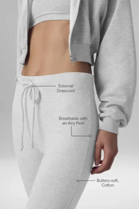 Sway Bootcut Sweatpant – Athletic Heather Grey