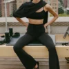 Sway Bootcut Sweatpant - Black