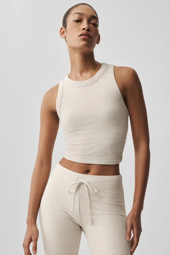 Sway Bra Tank - Oatmeal Heather