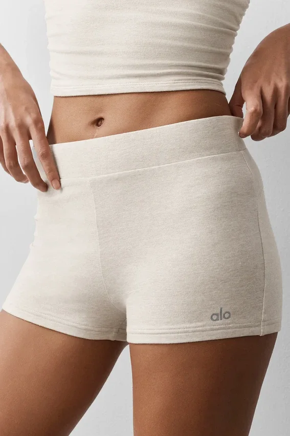 Sway My Way Micro Short - Oatmeal Heather