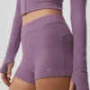 Sway My Way Micro Short - Plum Kiss