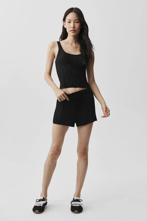 Sweater Sunlit Tank - Black