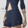 Sweater High-Waist Sunlit Short - Navy