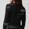 Sweater Knit Unwind Long Sleeve - Black