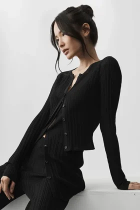 Sweater Sunlit Cardigan - Black