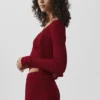 Sweater Sunlit Cardigan - Summer Romance Red