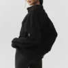 Take It Easy Long Sleeve Henley Pullover - Black