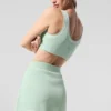 Tennis Club Sweater Knit Bra - Spearmint/White