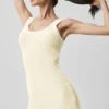 Tennis Club Sweater Knit Dress - Oatmeal/White