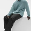 Textured Knit Hoodie - Desert Sage