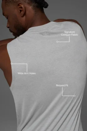 The Triumph Muscle Tank – Athletic Heather Grey