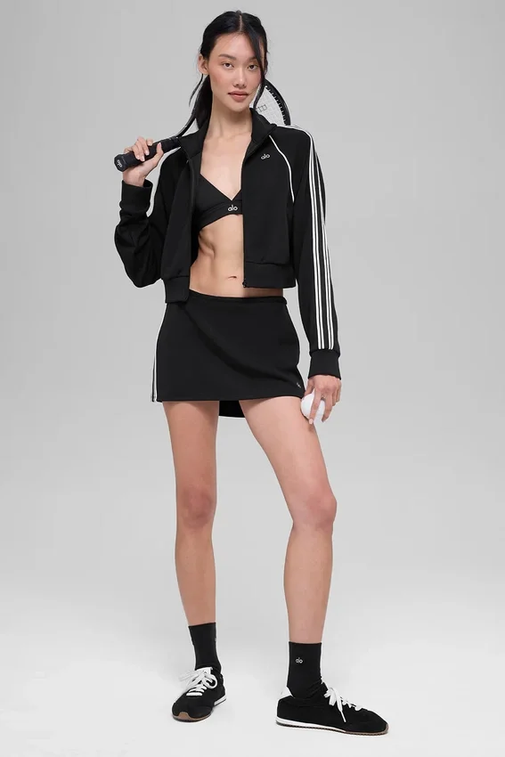 Track Star Mini Skirt - Black