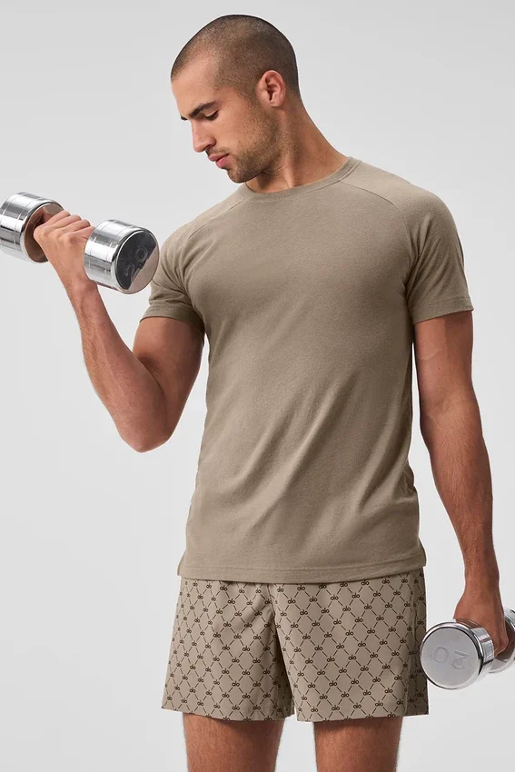 Triumph Raglan Tee - Gravel
