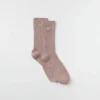 Unisex Half-Crew Understated Sock - Taupe
