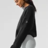 Unisex Wool Cashmere New Class Crewneck Sweater - Black