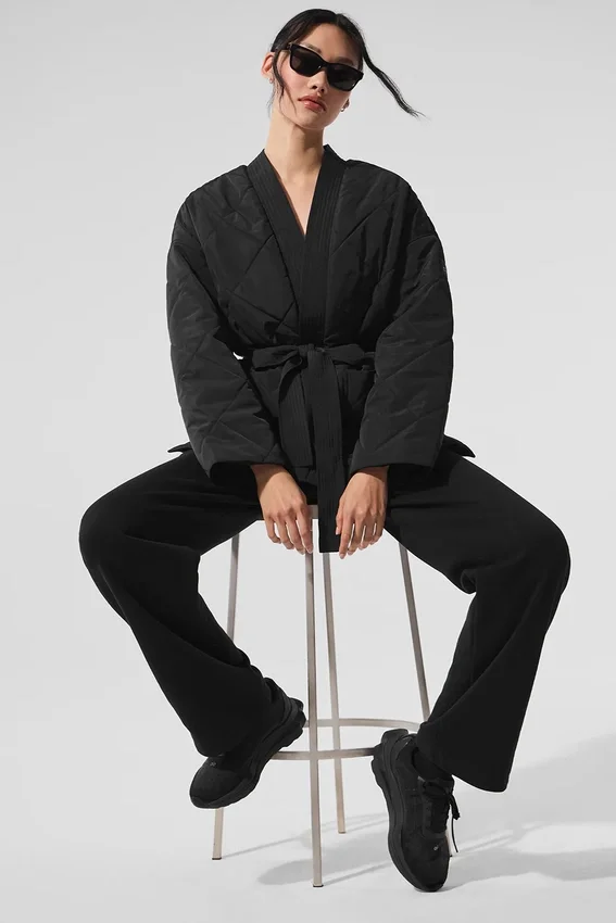 Urbanite Wrap Puffer - Black