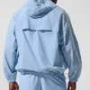Vantage Nylon Ripstop Track Jacket - Seashell Blue