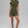 Victory Running Short - Green Olive