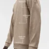 Waffle Lounge Long Sleeve Crew - Gravel