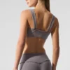 Washed Alosoft Sunray Bra - Cool Grey Wash