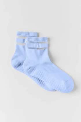 Women's Pulse Grip Sock - Light Provence Blue