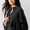 Wool Cashmere New Class 1/4 Zip Pullover - Black