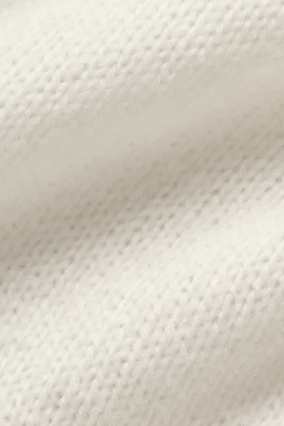 Wool Cashmere New Class Tie Cardigan - Ivory