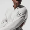 Wool Cashmere New Class Full Zip Hoodie - Pearl Grey Heather