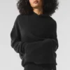 Wool Cashmere New Class Hoodie - Black