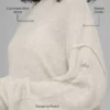 Wool Cashmere New Class Hoodie - Bone Heather