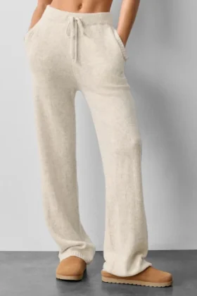 Wool Cashmere New Class Sweatpant - Oatmeal Heather