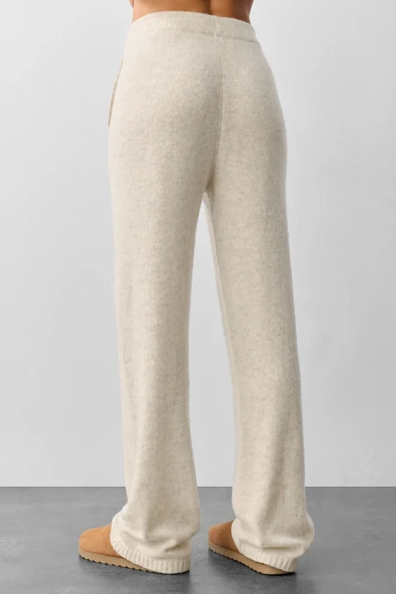Wool Cashmere New Class Sweatpant - Oatmeal Heather