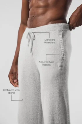 Wool Cashmere New Class Sweatpant – Pearl Grey Heather